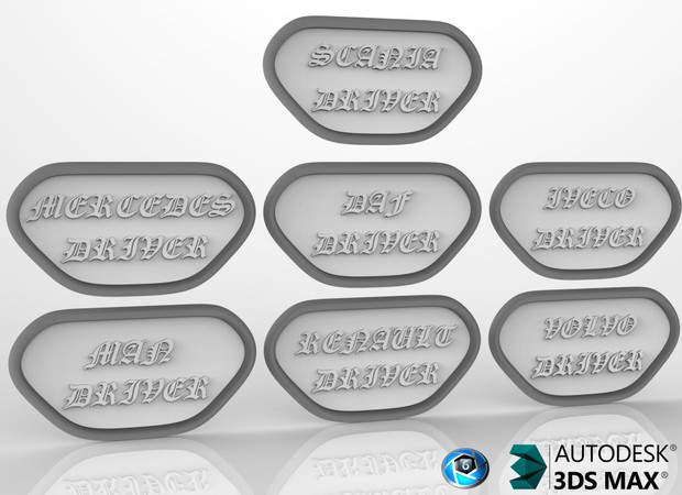 3D Interior Mirrors pack V2