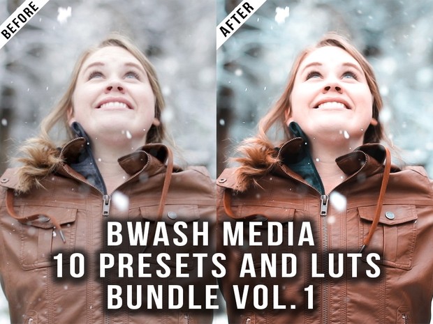 Bwash Media Presets and Luts Bundle Vol. 1