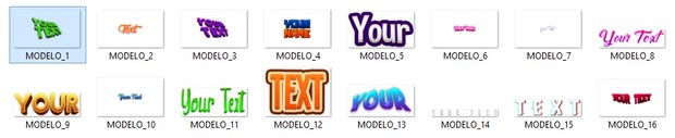 TEXT LOGO PACK V.2