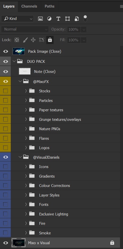 Duo Graphics Pack! (Visual x Mixo)