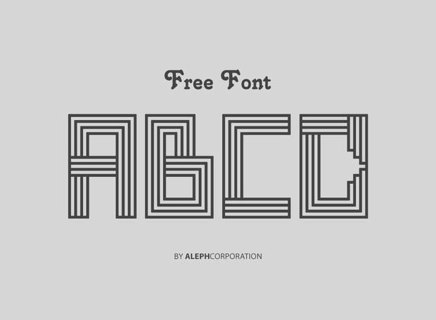 || LINE ART FONT ||