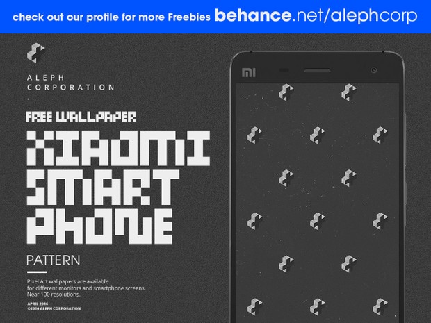 Free Xiaomi Smartphone Wallpapers - Pixel Art by aleph corporation