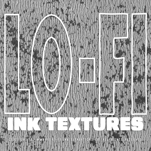 Lo-Fi Ink Textures & Brushes