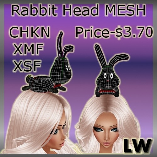 Rabbit On Head MESH