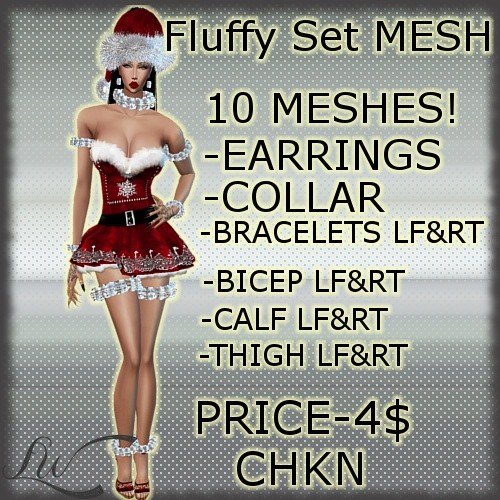 Fluffy Set MESH-10 MESHES!!