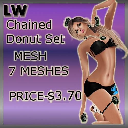 Chained Donut Set MESH-7MESHES!
