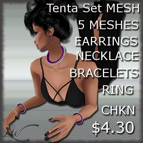 Tentacles Set MESH-5 Meshes!