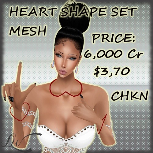 Heart Shape Set MESH