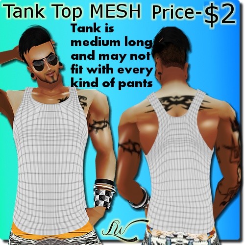 Tank Top Male MESH