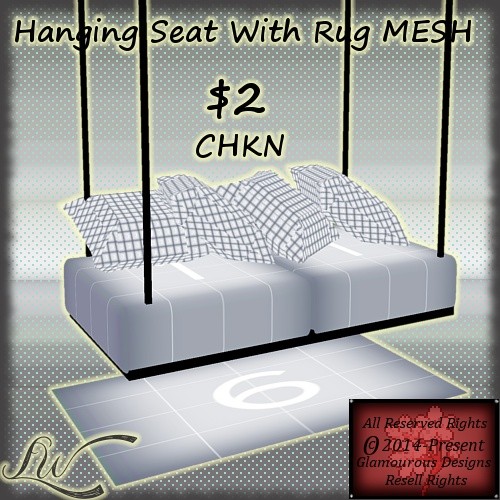 Hanging Seat w/Rug MESH