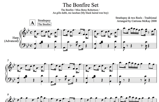 THE BONFIRE SET, traditional Scottish strathspey and reels, arranged by Catriona McKay