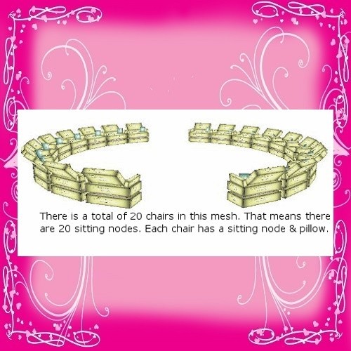 20 Chair Circle Mesh