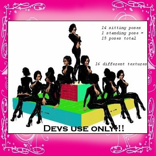 15 Pose Seat Mesh