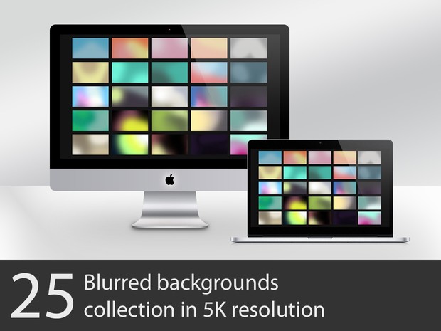 (5K) Blurred wallpaper collection