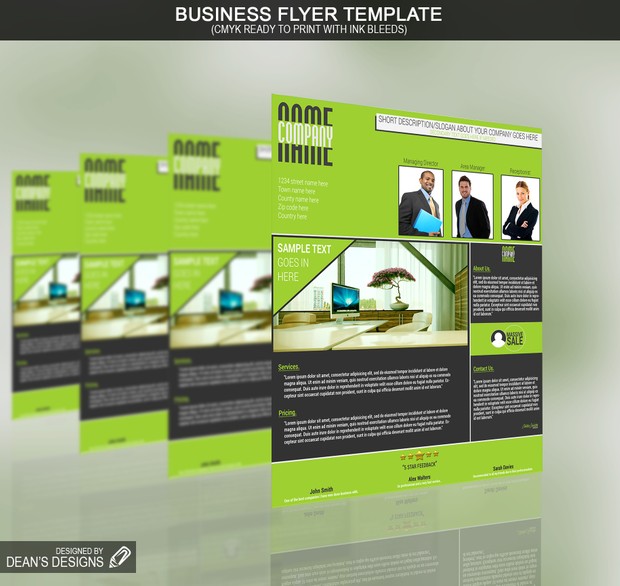 Professional Flyer Template PSD