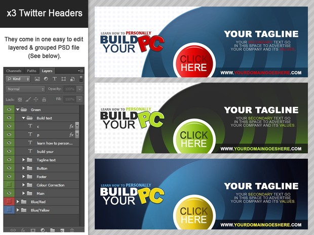 Professional Header Template