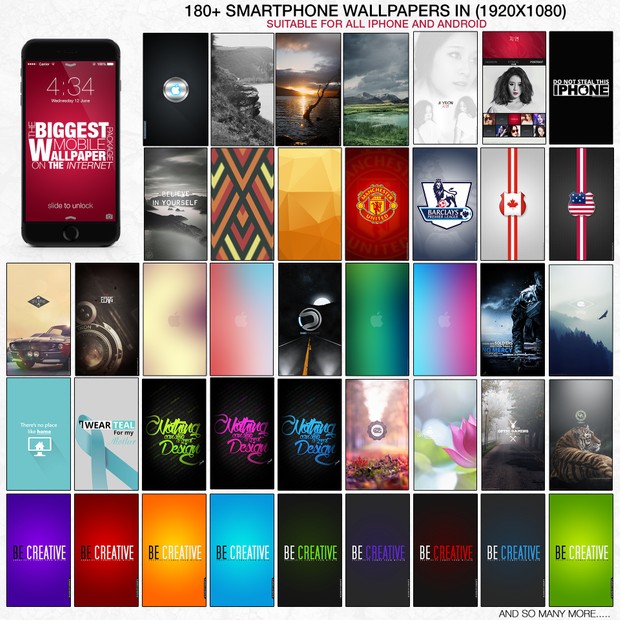 180+ Wallpapers for Smart Phones