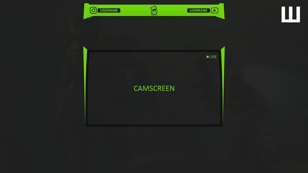 Twitch & Youtube Overlay FULL HD