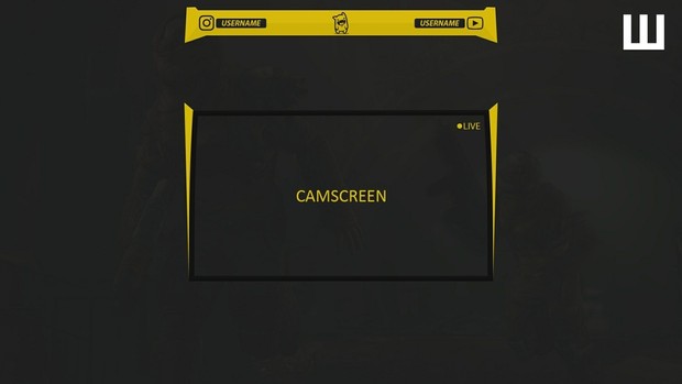 Twitch & Youtube Overlay FULL HD