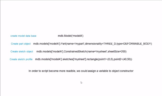 Abaqus Scripting