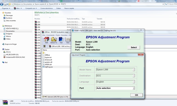 RESET PARA TODAS LAS EPSON / ALL RESET FOR EPSON