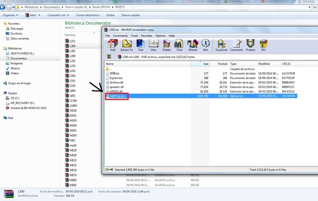 RESET PARA TODAS LAS EPSON / ALL RESET FOR EPSON