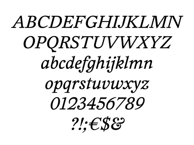 HaarlemAM Regular Italic