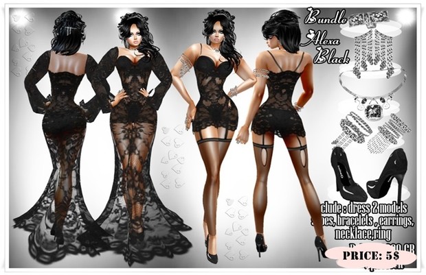 Alexa Black and Accesories