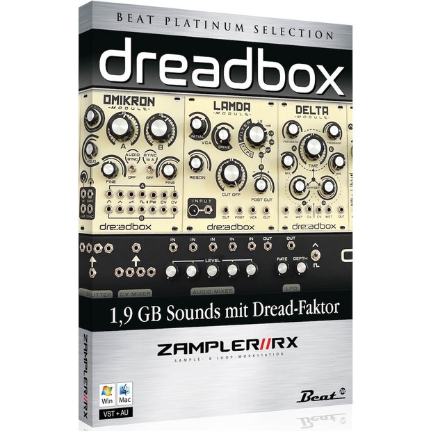 DREADBOX - Modular synth sound bank for Zampler//RX workstation (Win/OSX plugin included)