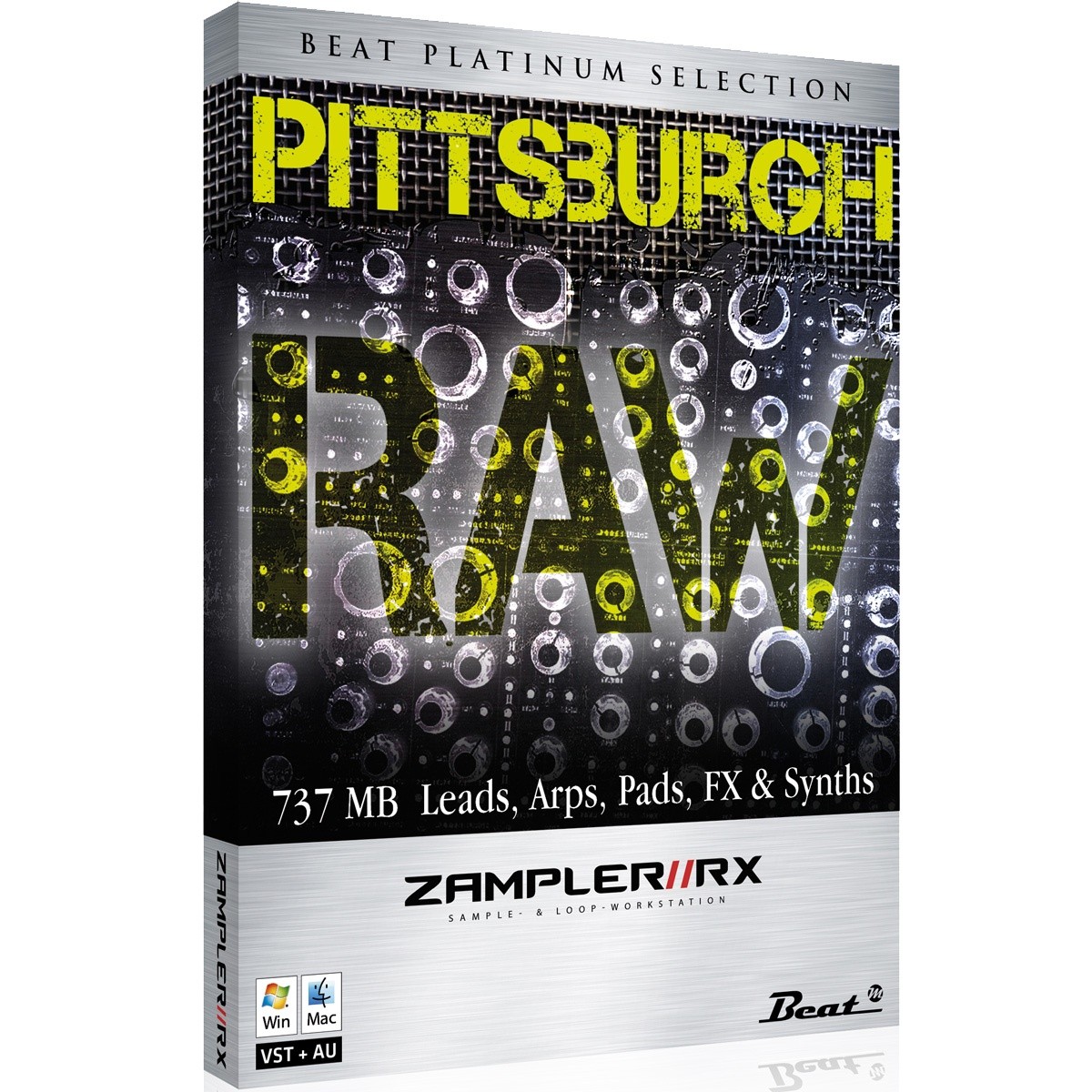 Pittsburgh Raw Sound Bank For Zampler Rx Workstatio Zamplersounds