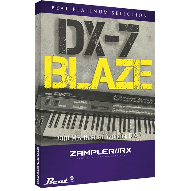DX7 BLAZE – Yamaha DX7 sound bank for Zampler//RX workstation (Win/OSX plugin included)