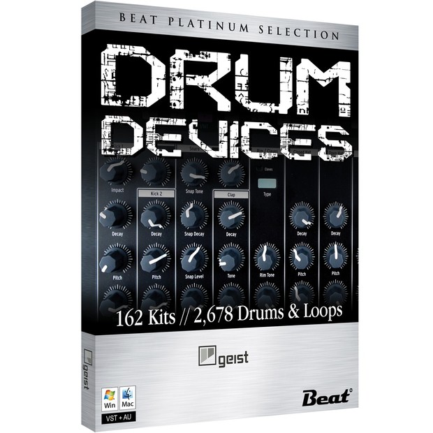 DRUM DEVICES - 12 expansions for Geist Lite (plugin included)