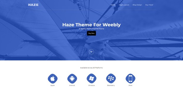 Haze (Weebly Theme)