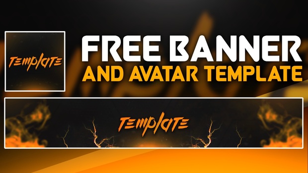 free smoke banner avatar template free download by