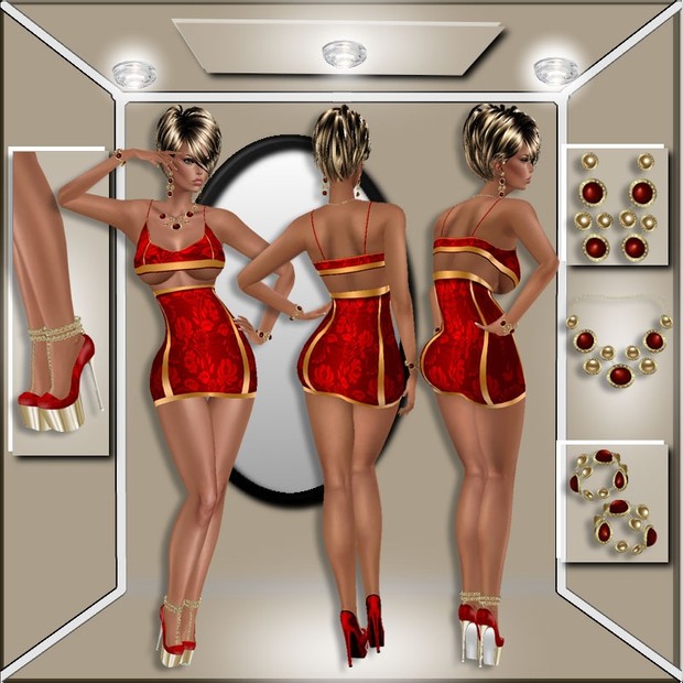RED GOLD PARTY BUNDLE