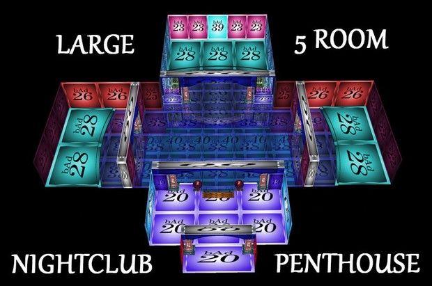 LARGE 5 ROOM NIGHTCLUB/PENTHOUSE