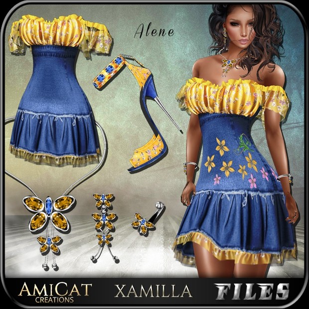 AMICAT ALENE Outfit + shoes + jewelry