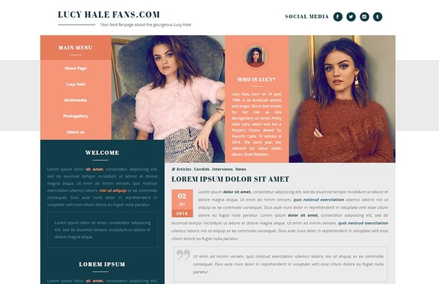 CU WordPress Theme #01