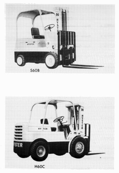 Hyster Forklift C005: H100C, H120C, H60C, H70C, H80C, S100B, S60B, S70B, S80B Workshop Manual