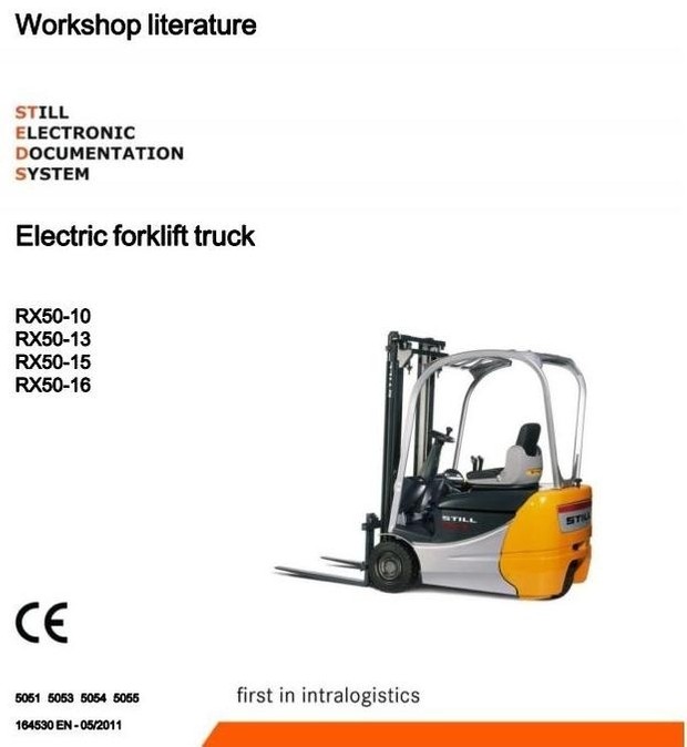 Still Forklift Truck RX50-10, RX50-13, RX50-15, RX50-16: 5051, 5053, 5054, 5055 Service Manual