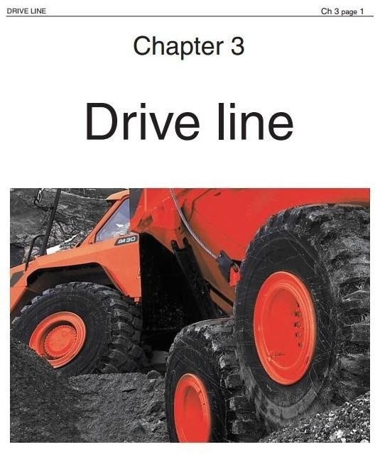 Doosan Articulated Dump Truck DA30 Workshop Service Manual