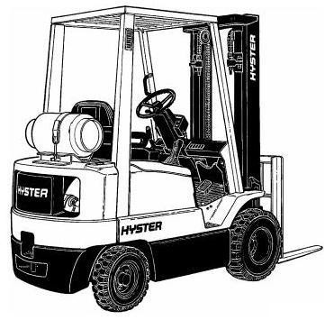 Hyster Engined Forklift Truck D010 Series: S25XM, S30XM, S35XM, S40XMS Spare Parts Manual