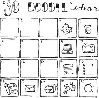 30 doodle ideas (DELUXE)