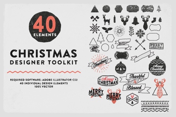 Christmas Hand Drawn Elements