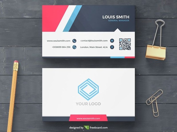 Corporate business card template