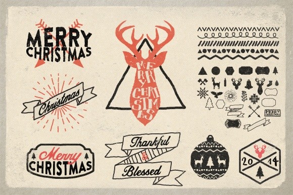Christmas Hand Drawn Elements