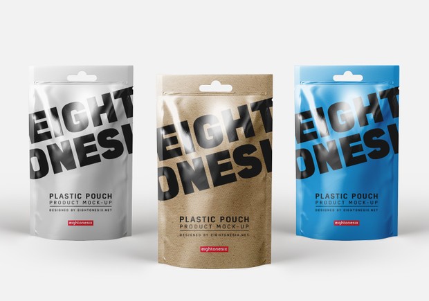 Photo Realistic Plastic Pouch Mock-Up ( Free Download )