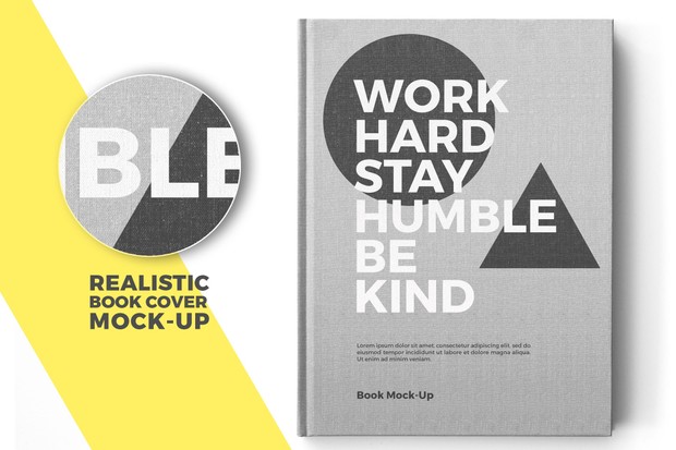 Realistic Book Mock-Up Template