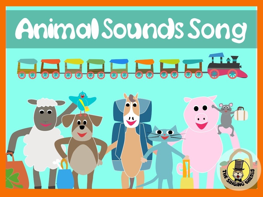 Animal Sounds Song Video (mp4) - The Singing Walrus