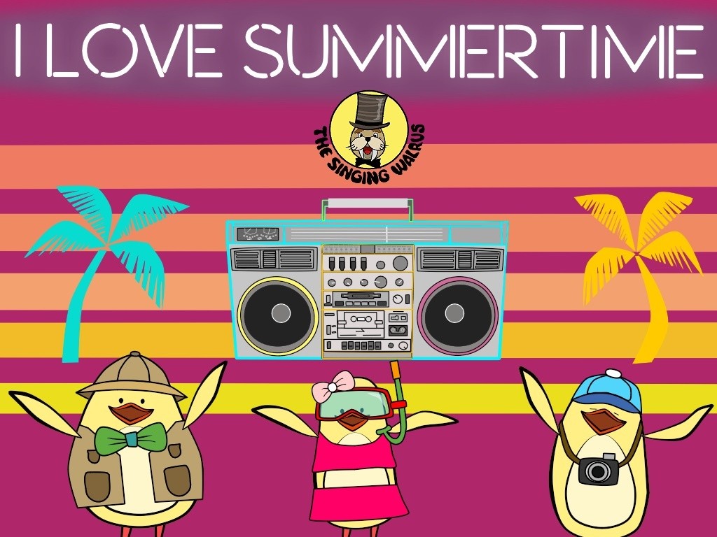 Download I Love Summertime video (mp4) - The Singing Walrus